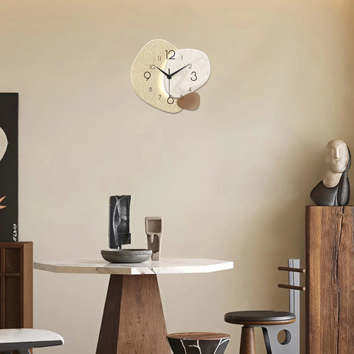 Aesthetic Silent Wall Clock – Modern Minimalist Home Decor, Non-Ticking Quartz