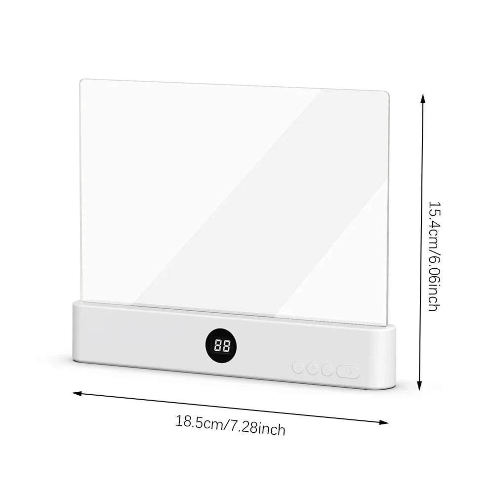 Rechargeable LED Book Light – Dimmable 3-Color Reading Lamp with Timer for Bedside & Study