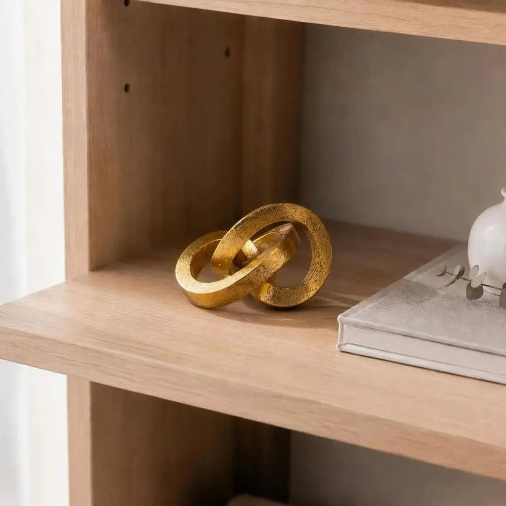Nordic Resin Knot Sculpture – Minimalist Abstract Tabletop Ornament for Bedroom, Living Room & Office Decor