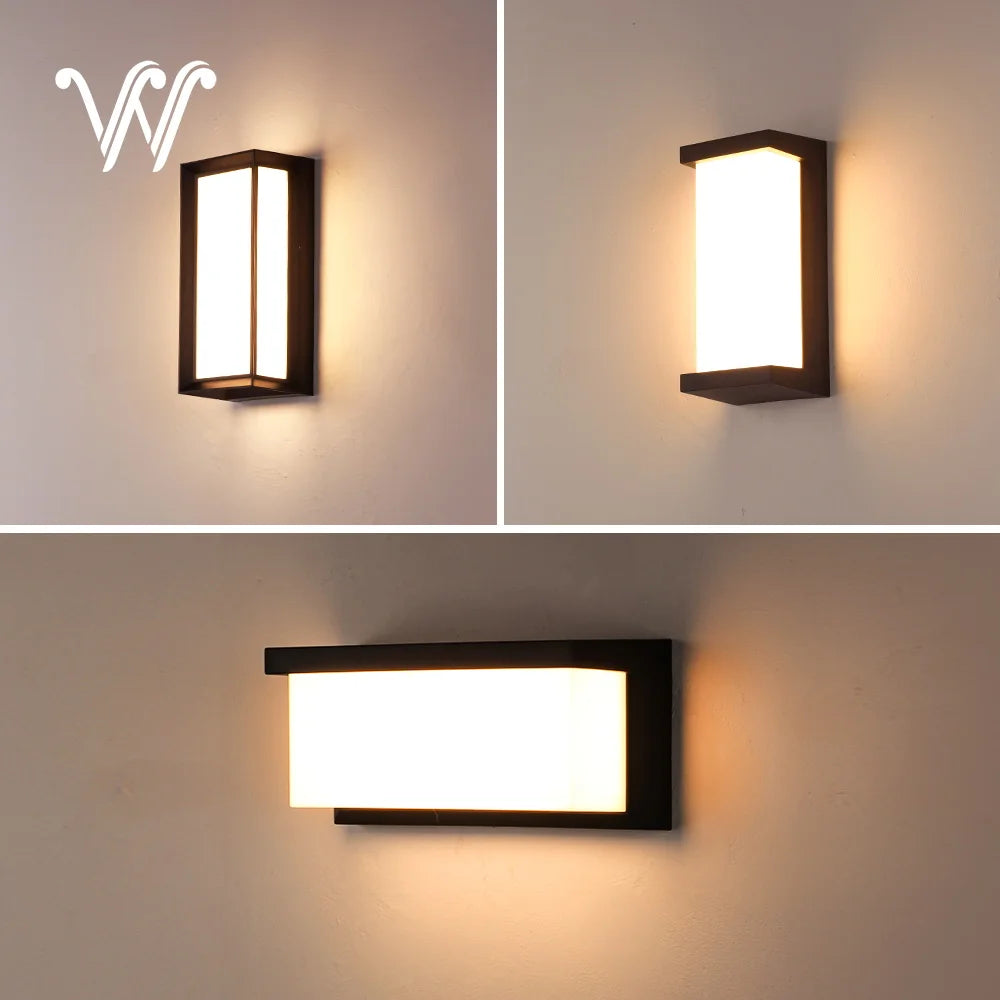 Modern Waterproof Outdoor Wall Sconce – LED Exterior Light for Porch, Garden & Entryway