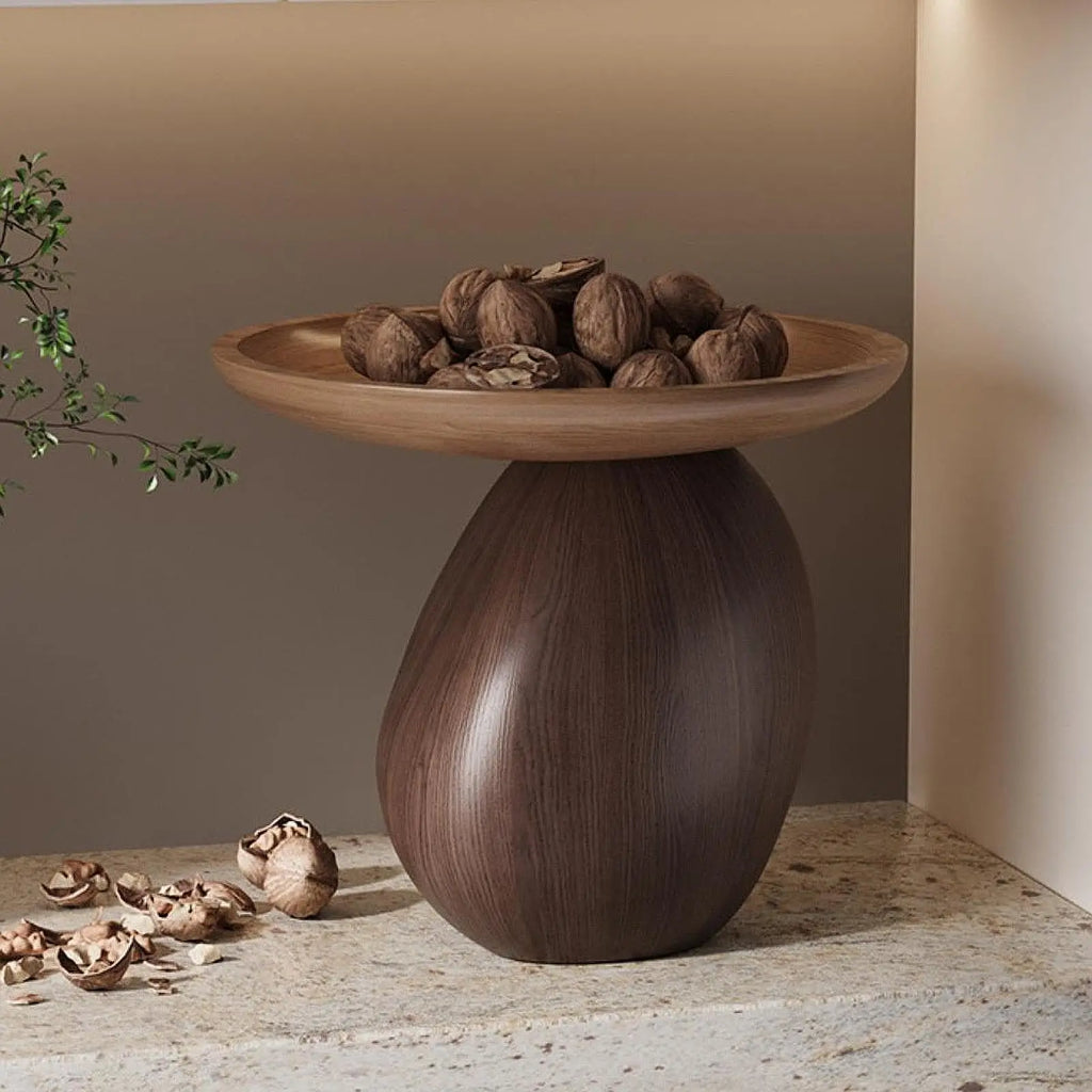 Modern Brown Resin Catchall Tray – Wabi-Sabi Key, Jewelry & Vanity Dish