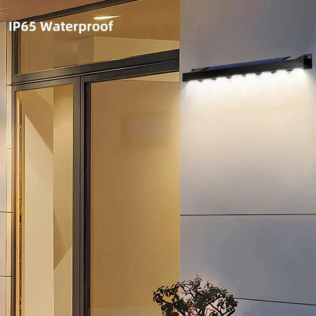 Solar LED Wall Light – Waterproof Outdoor Fence & Porch Light for Garden, Patio & Deck