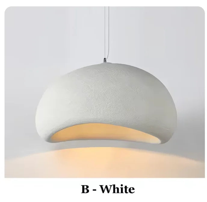 Wabi-Sabi LED Chandelier – Modern Nordic Pendant Ceiling Light for Living Room, Bedroom & Dining Room
