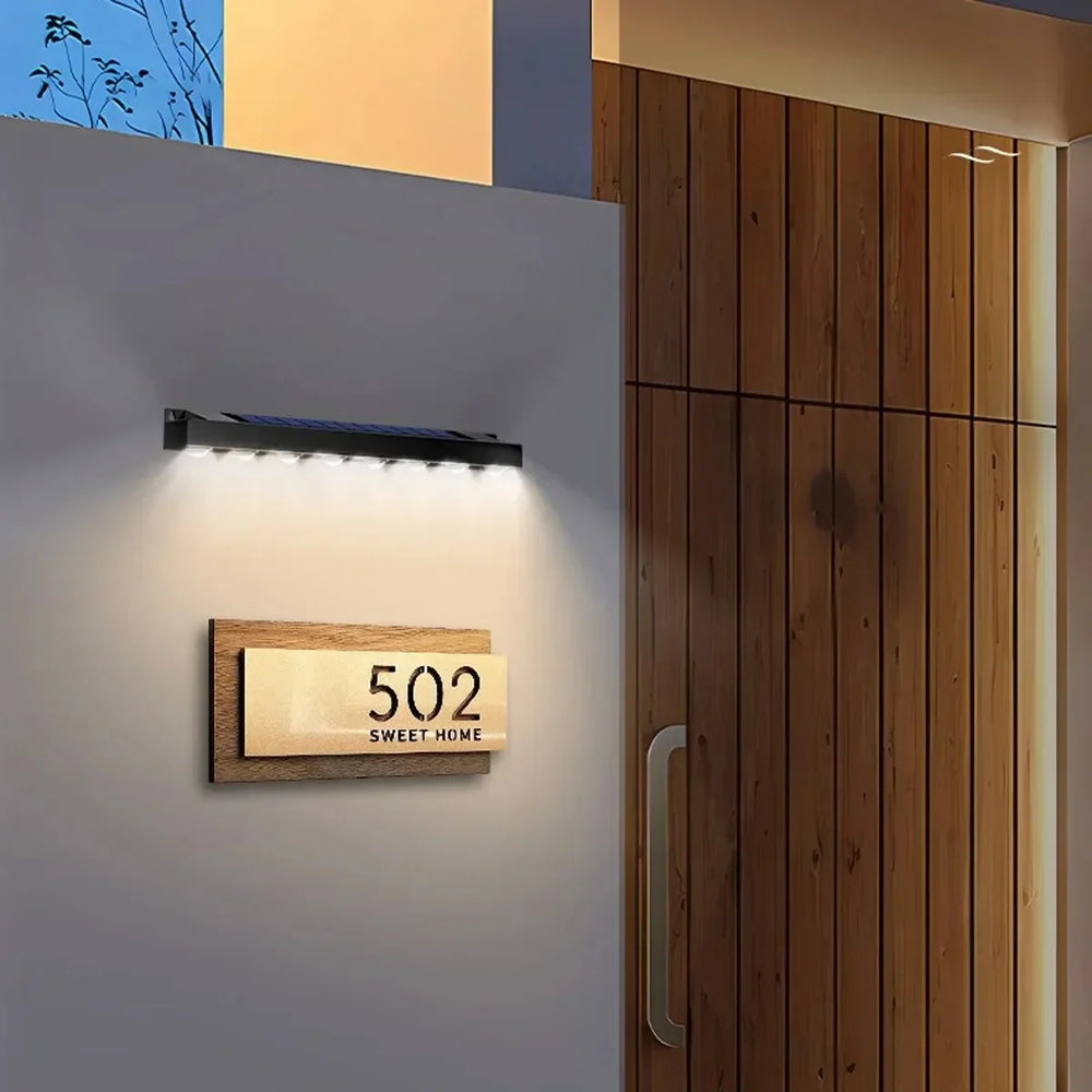 Solar LED Wall Light – Waterproof Outdoor Fence & Porch Light for Garden, Patio & Deck