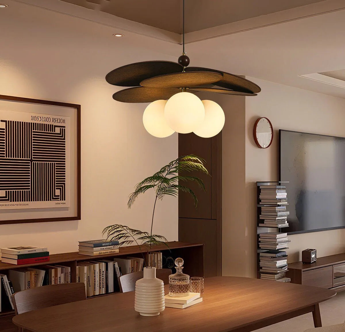 Rattan Weave Vintage Pendant Light Retro Restaurant Shop Hotel Chandelier Living Room Japan Hanging Lamp for Room Decor Lusutre