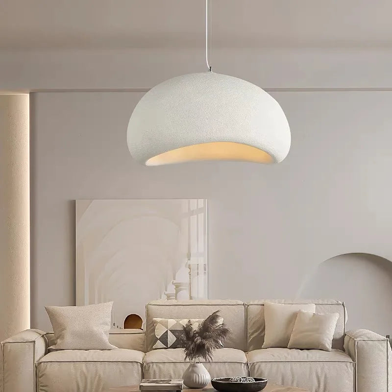 Wabi-Sabi LED Chandelier – Modern Nordic Pendant Ceiling Light for Living Room, Bedroom & Dining Room