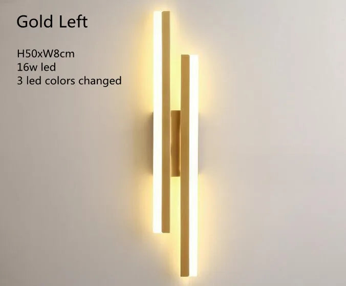 Modern LED Copper Wall Sconce – Acrylic Shade Indoor Light Fixture for Living Room & Hallway