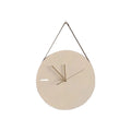 Minimalist Wooden Wall Clock, Korean Style, Silent Non-Ticking