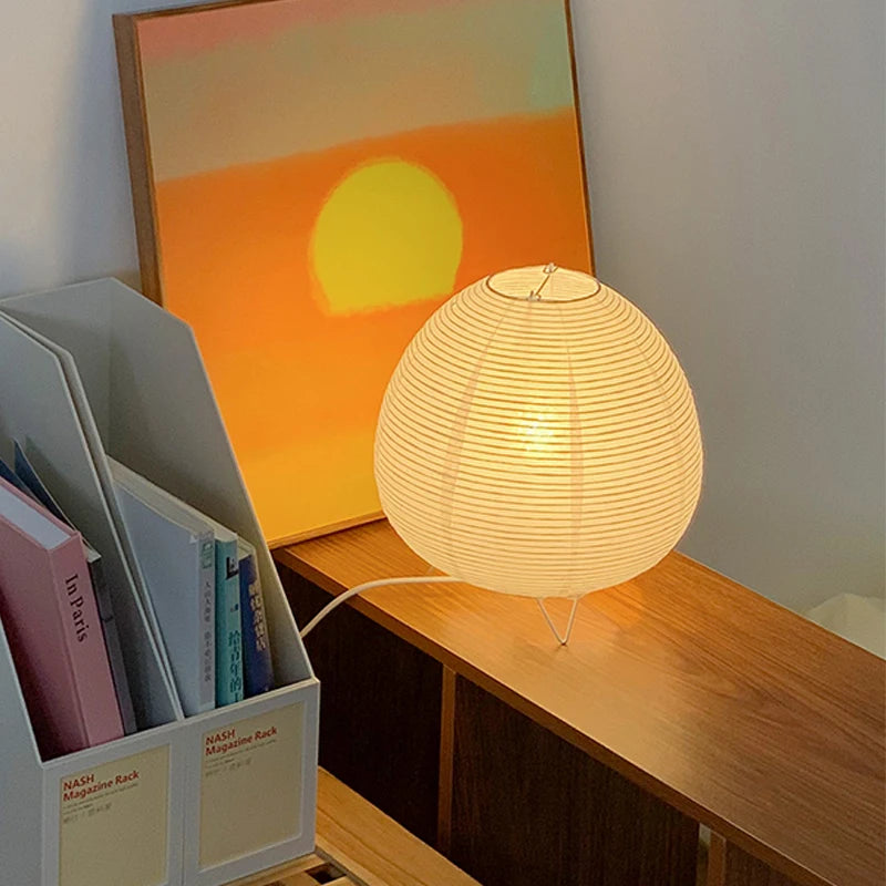 Wabi-Sabi Nordic LED Table Lamp – Modern Minimalist Bedside & Desk Light