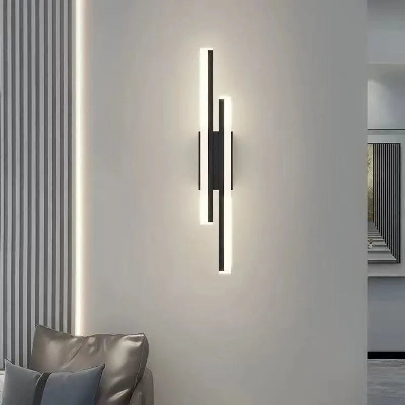 Modern LED Copper Wall Sconce – Acrylic Shade Indoor Light Fixture for Living Room & Hallway