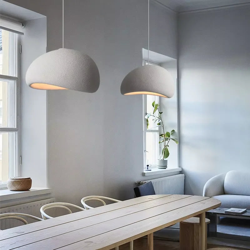 Wabi-Sabi LED Chandelier – Modern Nordic Pendant Ceiling Light for Living Room, Bedroom & Dining Room