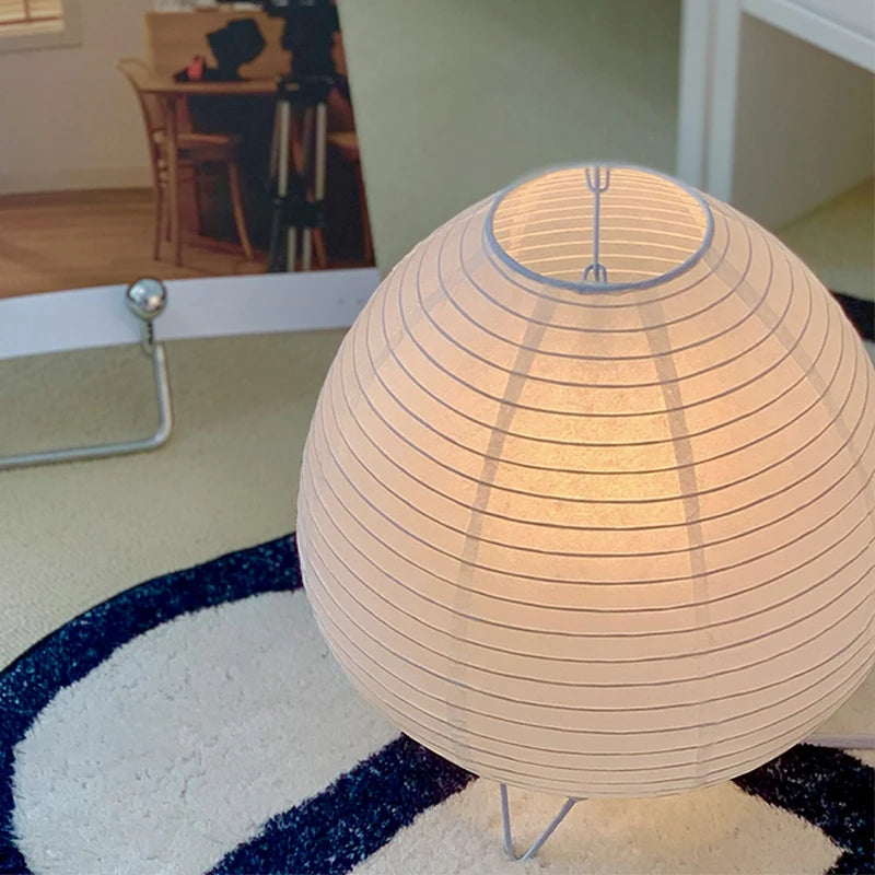 Wabi-Sabi Nordic LED Table Lamp – Modern Minimalist Bedside & Desk Light