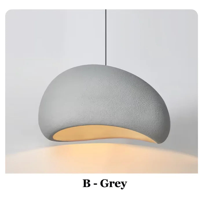 Wabi-Sabi LED Chandelier – Modern Nordic Pendant Ceiling Light for Living Room, Bedroom & Dining Room