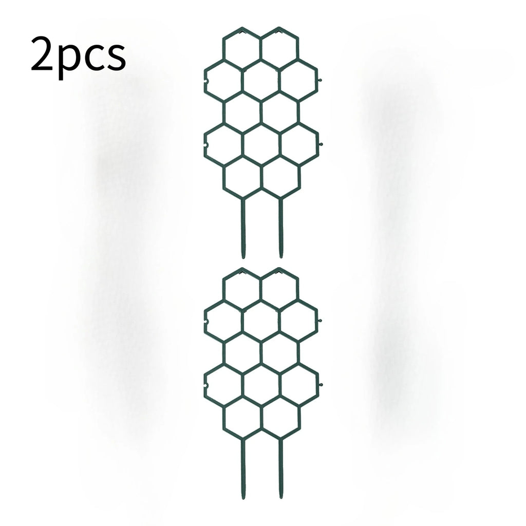 Honeycomb Plant Trellis – Rustproof Climbing Support for Potted Plants, Vines & Flowers, Indoor & Outdoor Garden Decor
