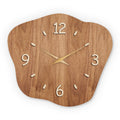 Modern Wavy Wooden Wall Clock