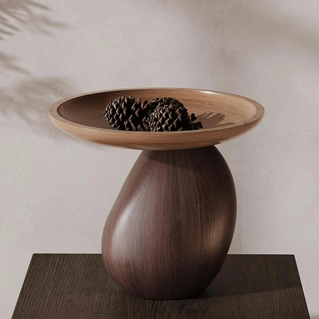 Modern Brown Resin Catchall Tray – Wabi-Sabi Key, Jewelry & Vanity Dish