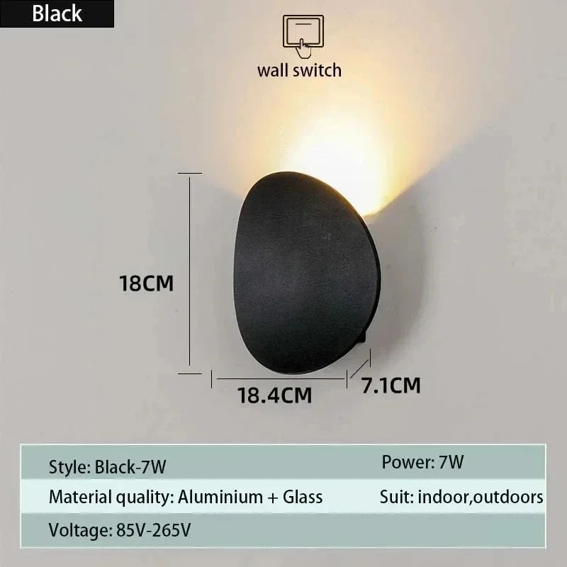 Modern Luxury COB LED Wall Sconce – Adjustable Bedside Reading Light for Bedroom, Bathroom & Hallway