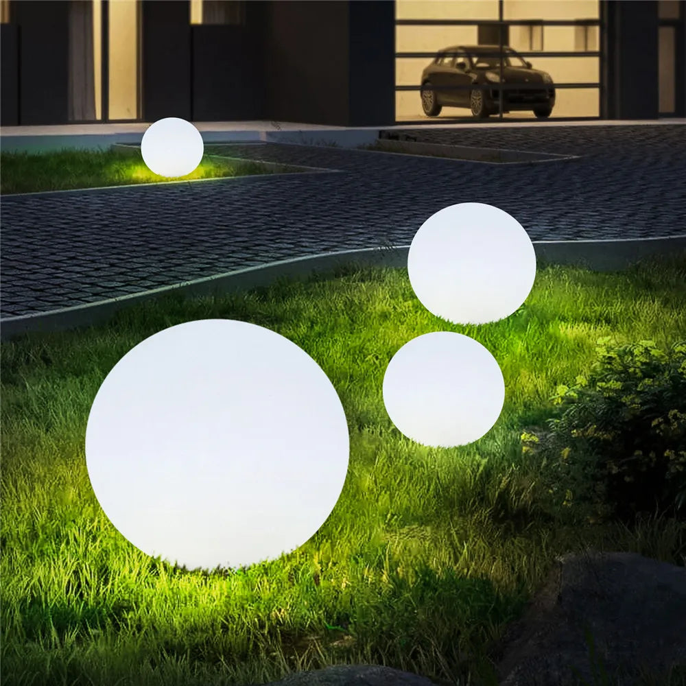 Rechargeable LED Garden Ball Light – Waterproof Outdoor Landscape Lamp for Garden & Patio