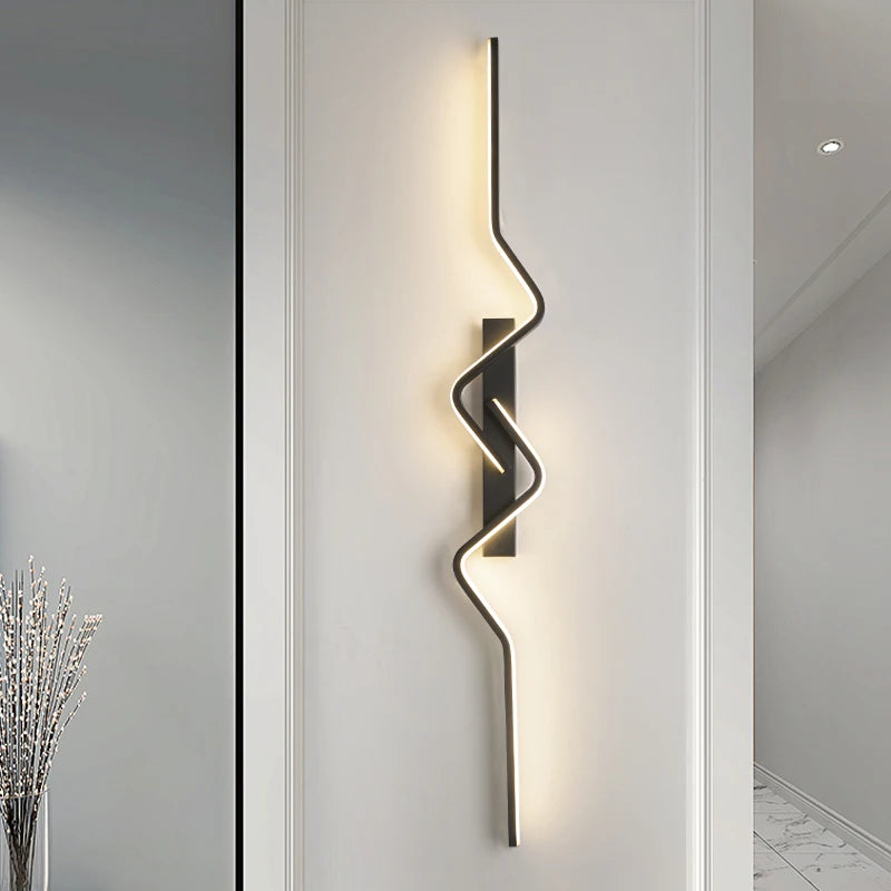 Modern Nordic LED Wall Sconce – Contemporary Wall Light for Stairway, Living Room & Bedroom