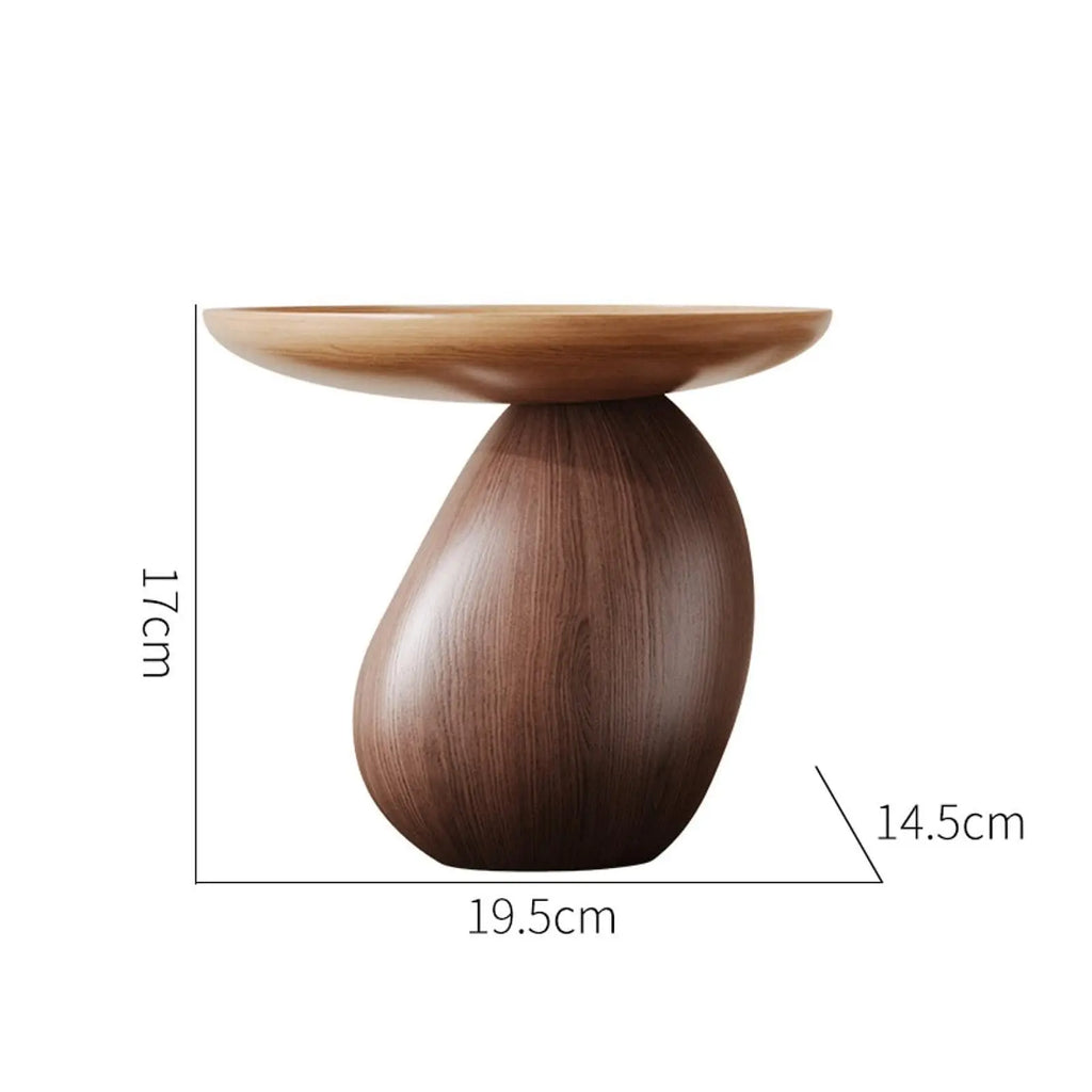 Modern Brown Resin Catchall Tray – Wabi-Sabi Key, Jewelry & Vanity Dish