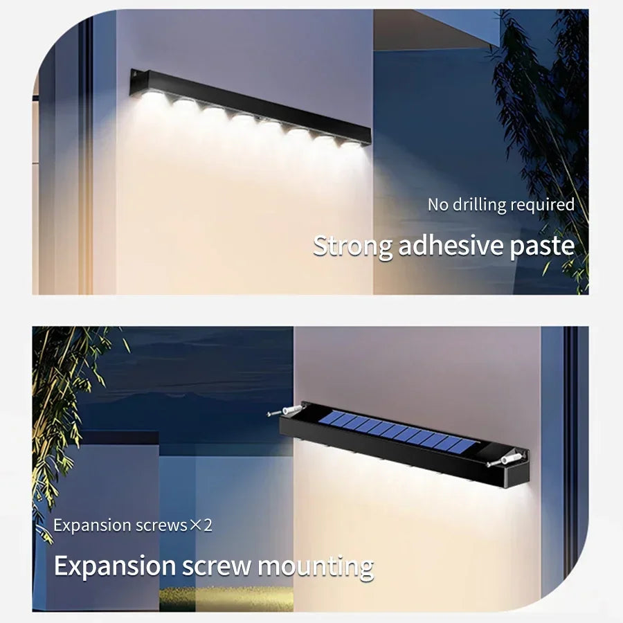 Solar LED Wall Light – Waterproof Outdoor Fence & Porch Light for Garden, Patio & Deck