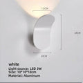 Modern Luxury COB LED Wall Sconce – Adjustable Bedside Reading Light for Bedroom, Bathroom & Hallway