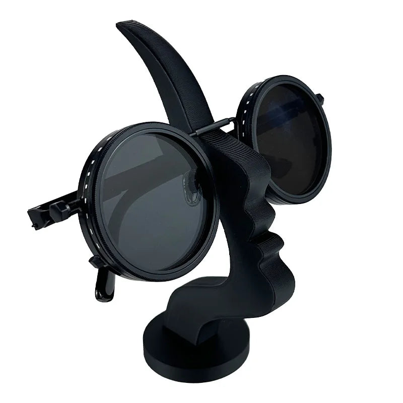 Minimalist 3D Human Face Eyeglass Holder – Modern Line Art Glasses Stand for Desk & Nightstand