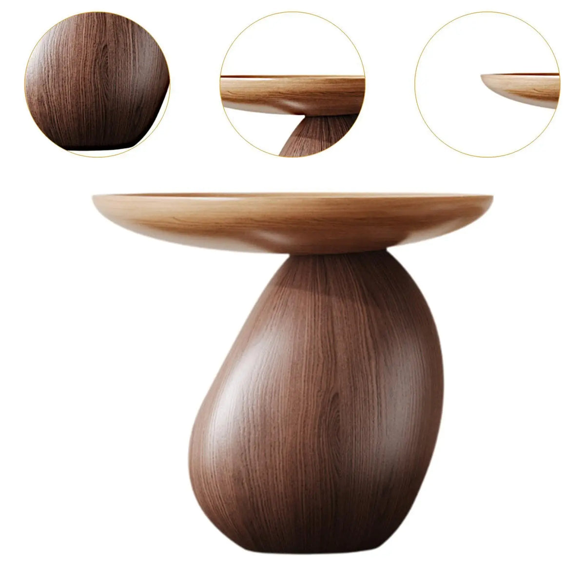 Modern Brown Resin Catchall Tray – Wabi-Sabi Key, Jewelry & Vanity Dish
