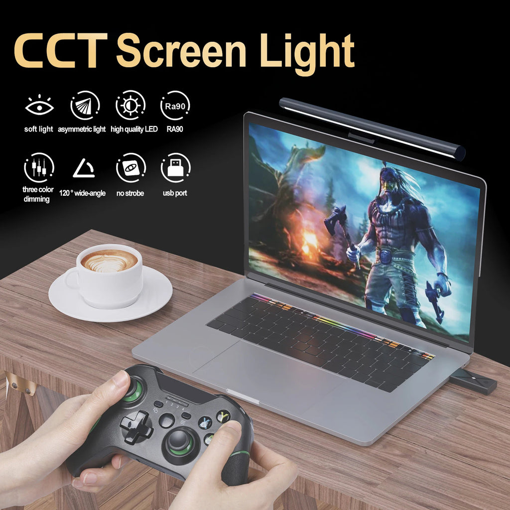LED Monitor Light Bar – Touch Dimmable Screen Light for Computer, Laptop & Study Desk